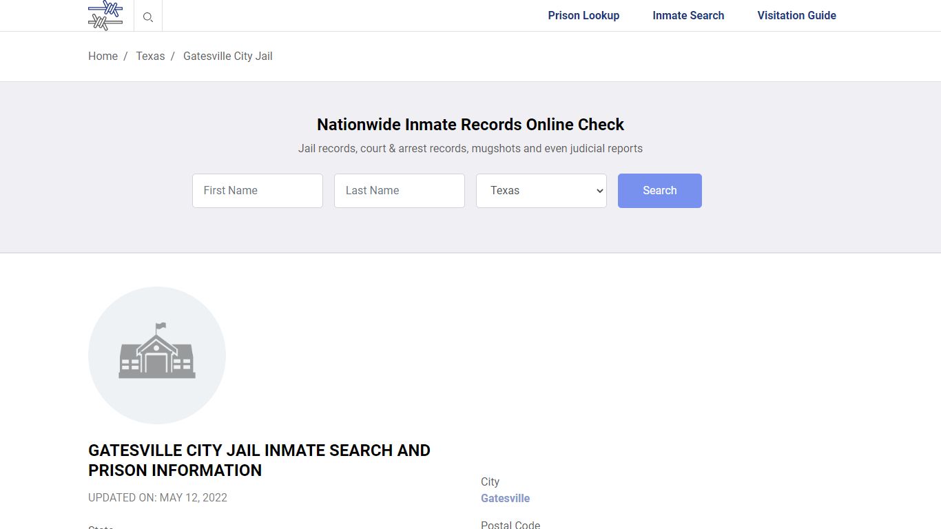 Gatesville City Jail Inmate Search, Visitation, Phone no ...